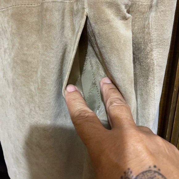 Jones New York Tan Blazer Classic Suede Jacket - Picture 5 of 9